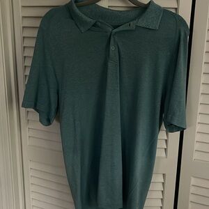 lululemon athletica Men's Sea Green Polo Shirt